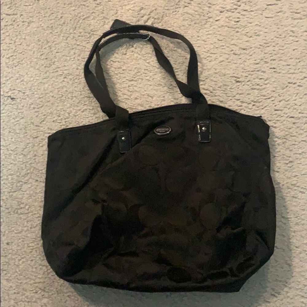 Black coach bag
